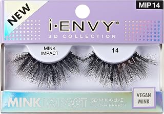 i-Envy False Lashes 3D Mink-Like Plush Impact Natural to Dramatic Vegan Eyelashes (14)
