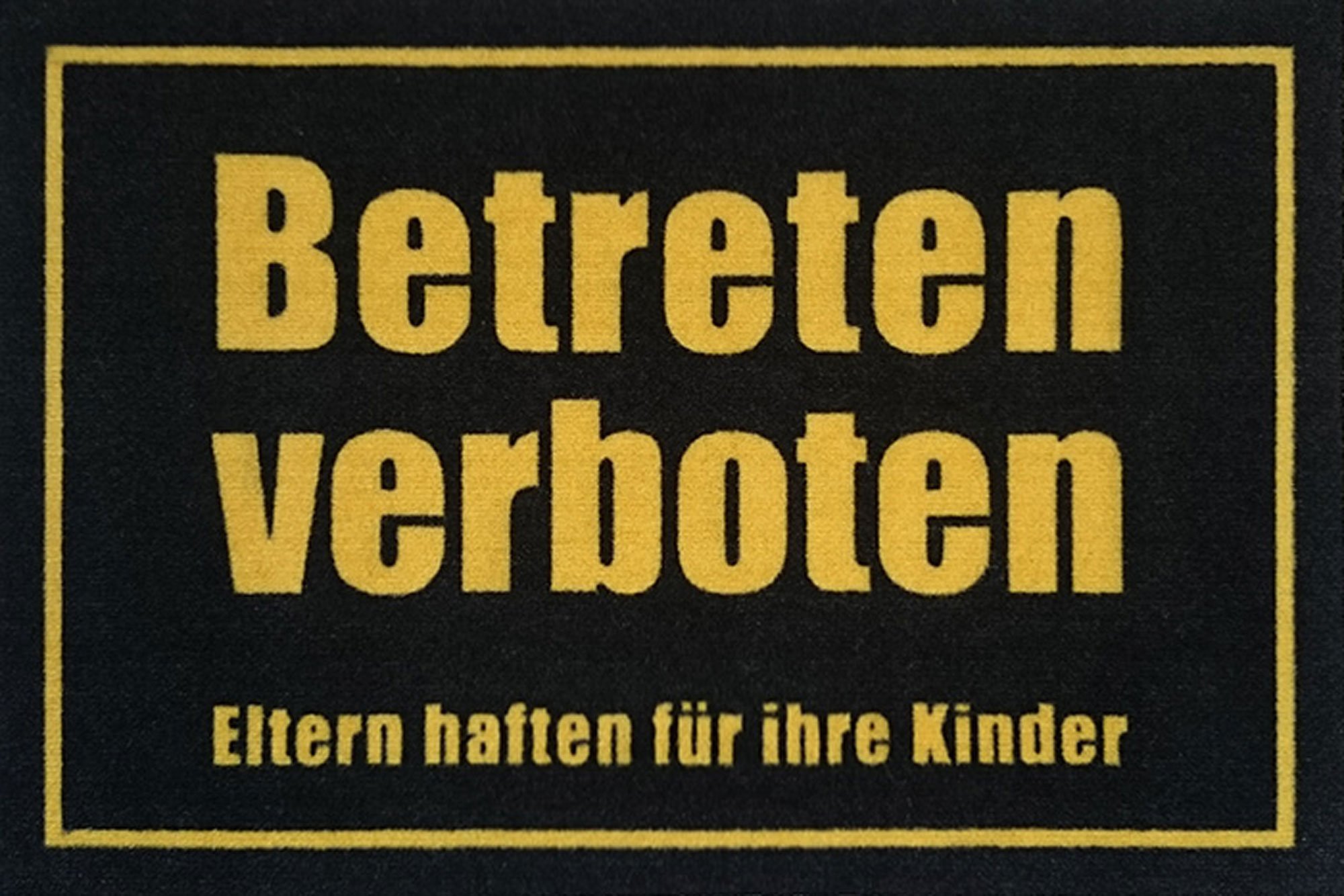 Fußmatte 'Kiste Bier Abstellen' – Witziger Spruch, 60x40 Cm, Für Innen & Außen