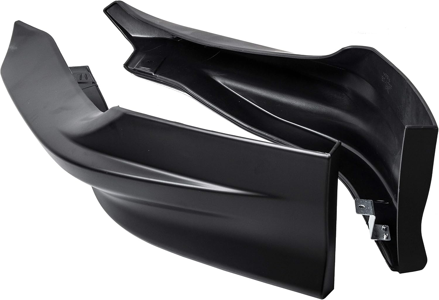 ECOTRIC Front Bumper Spoiler Lip Compatible with 2014-2015 Honda Civic 2DR Coupe HFP Style 2Pcs Painted Black