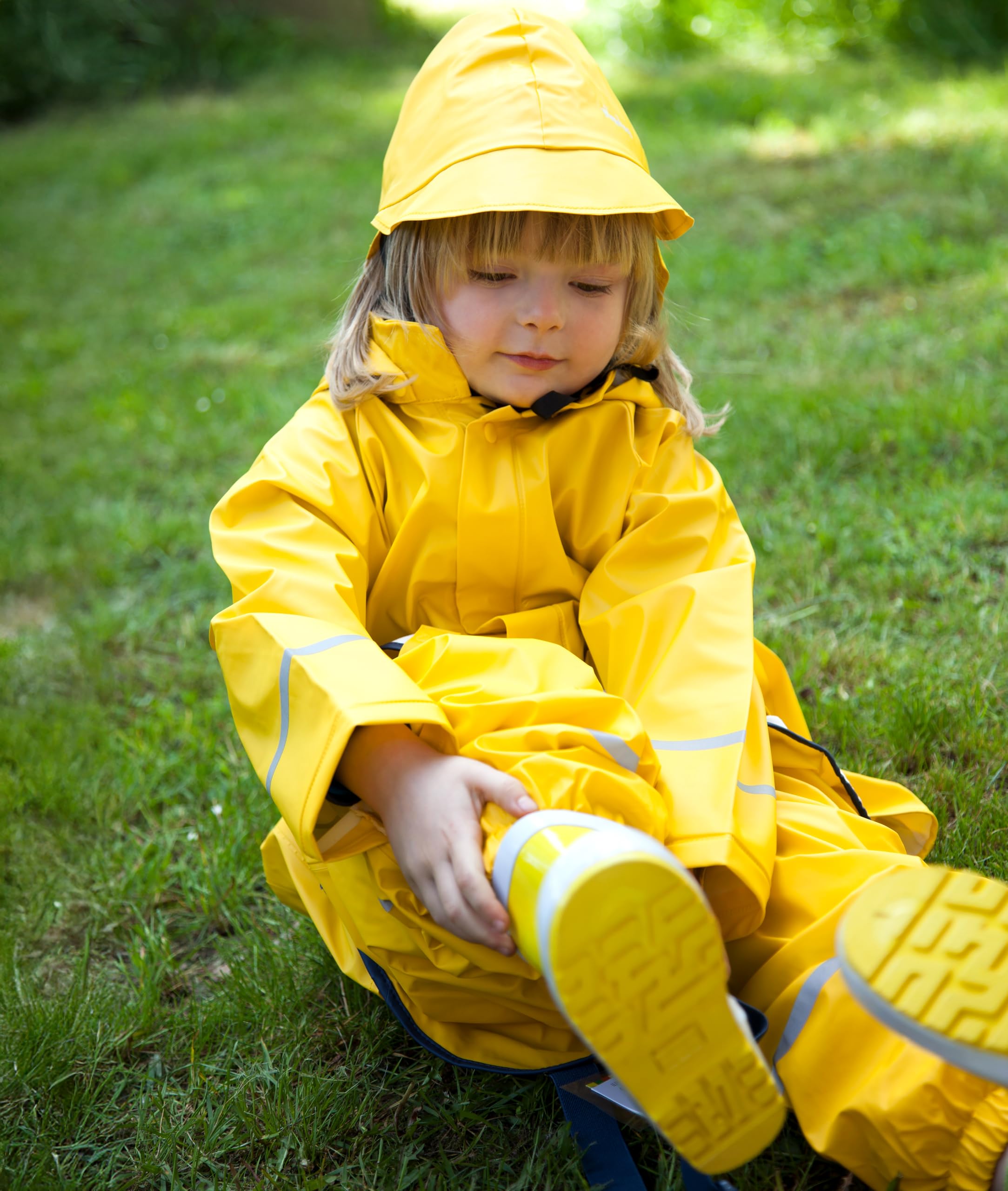 Playshoes Childrens Waterproof Reflective Rain Jacket 2-3 Yr