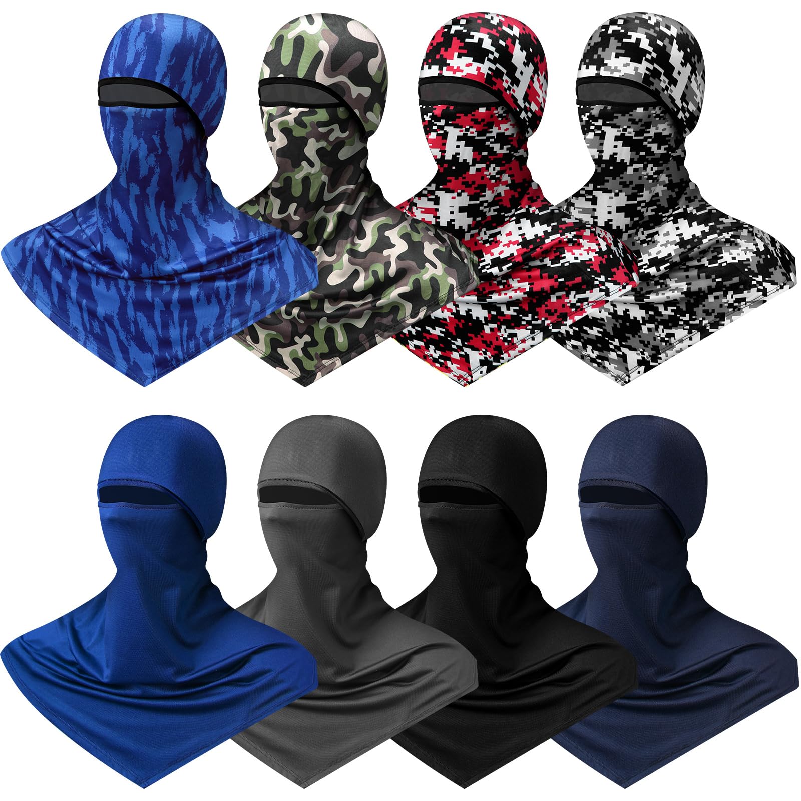Balaclava Full Face Masks Summer Balaclava Long Face and Neck Cover Breathable Sun Protection for Men Women