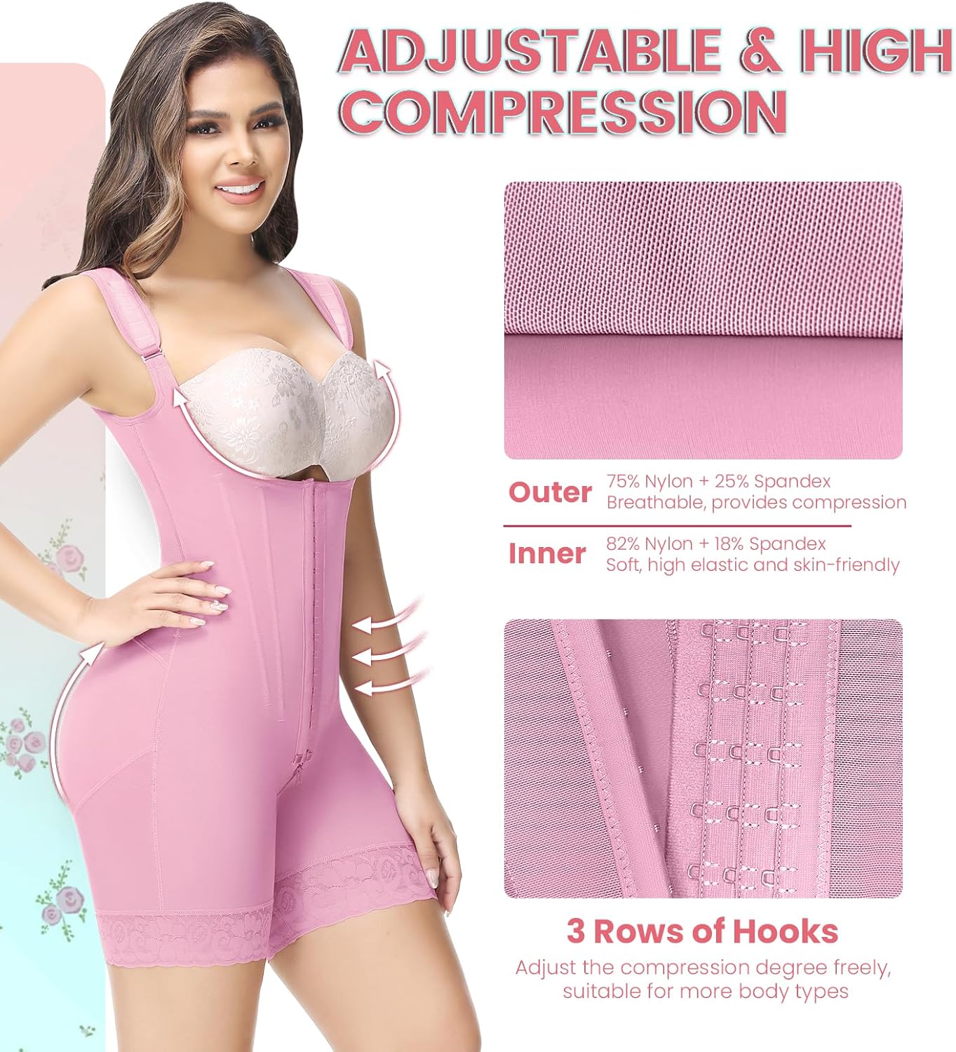 SHAPSHE Fajas Colombianas Moldeadoras De Cintura Y Abdomen Body Shaper Postpartum Compression Shapewear Tummy Control - Image 2