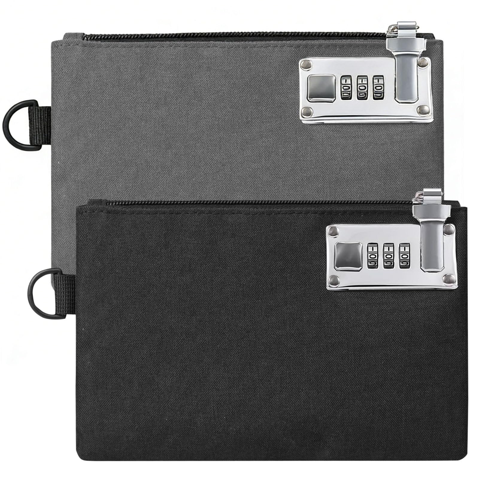 Pochette portable verrouillable lot de 2 sacs étanches pour protéger vos passeports en voyage