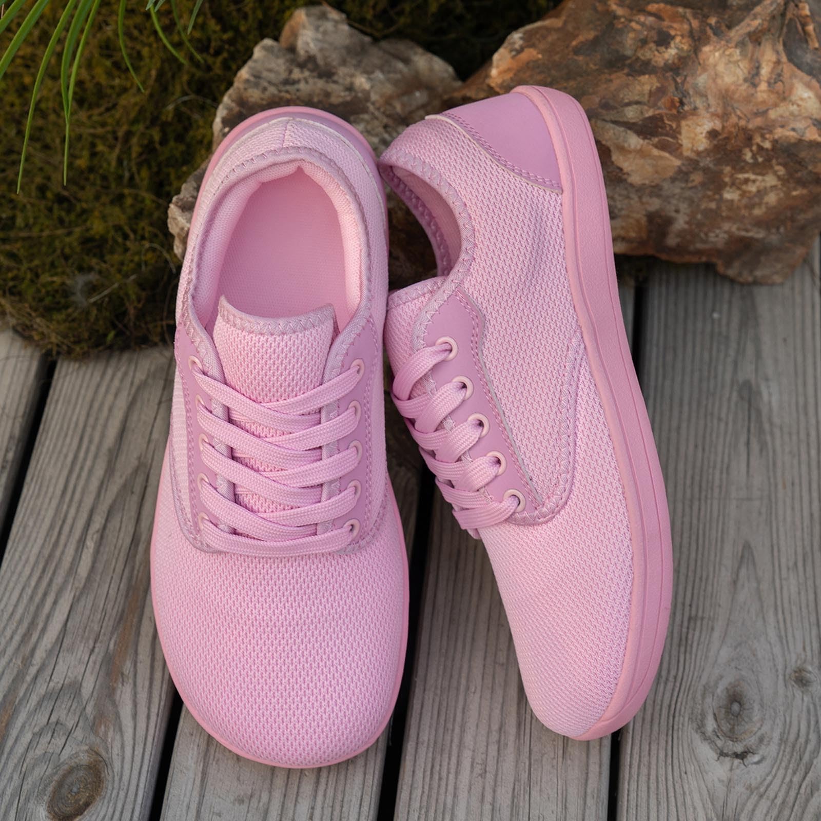 Zapatillas Casuales Ultimate Wide Fit con Plantilla Suave para Mayor Comodidad Diaria. Zapatillas Bajas Planas Transpirables para Uso Diario.