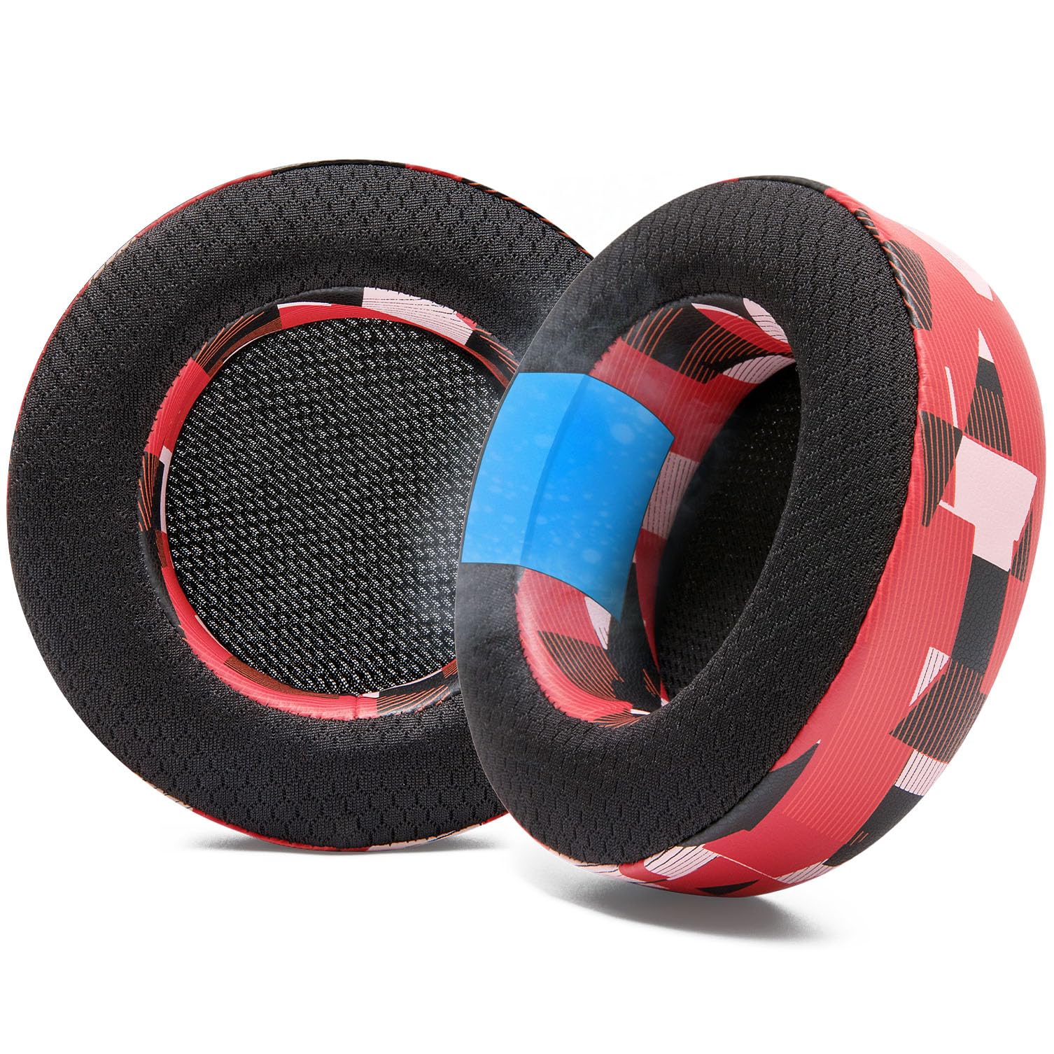 WC Freeze Virtuoso - Hybrid Fabric Cooling Gel Replacement Earpads for Corsair Virtuoso Gaming Headset, Made by Wicked Cushions, Improved Durability,