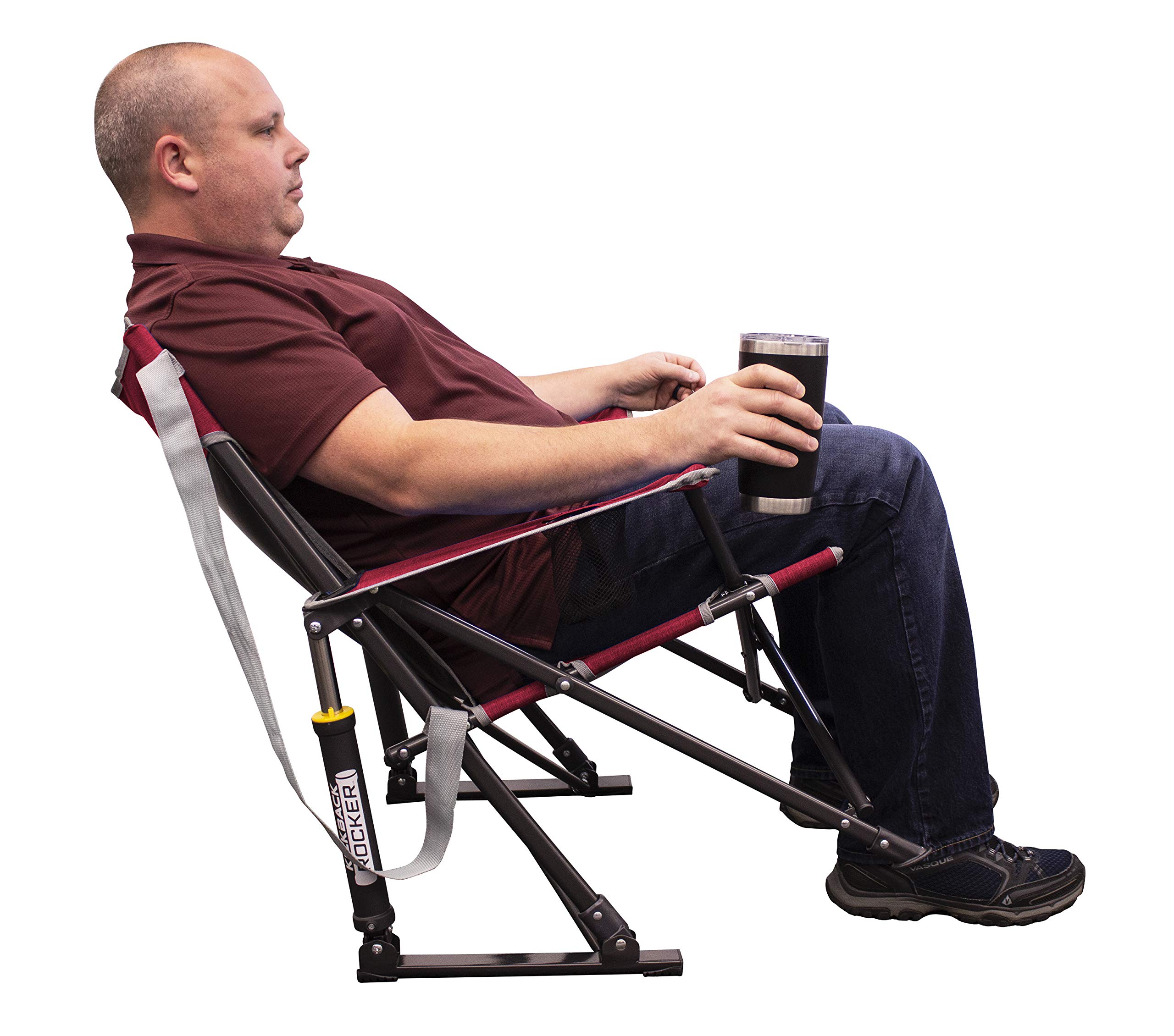 GCI Outdoor Kickback Rocker Portable Rocking Chair