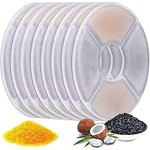 Cat Water Fountain Filters 8 Pack,50% More Resin & Activated Carbon,Genuine Cat Flower Fountain Replacement Filters for Pet Dog Drinking Water Dispenser Quadruple Filtration Not for Catit