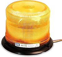 Vista 2 de ECCO 7965A LED Beacon: Pulse II, low profile, 12-24VDC, 11 flash patterns, amber