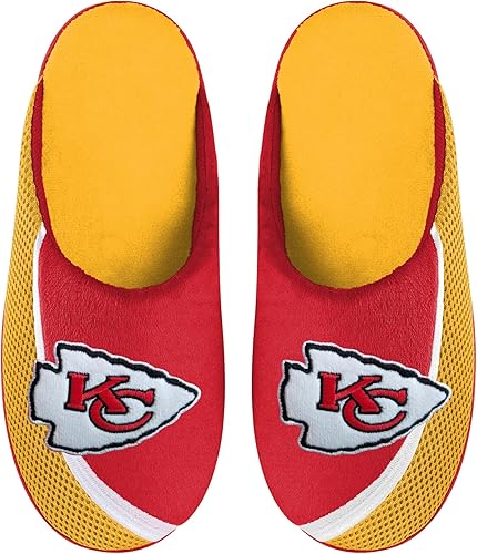 Miniatura 4 de FOCO NFL Edge - Pantuflas para hombre Dallas Cowboys,Arizona Cardinals,Atlanta Falcons,Buffalo Bills,Chicago Bears,Cincinnati Bengals,Cleveland