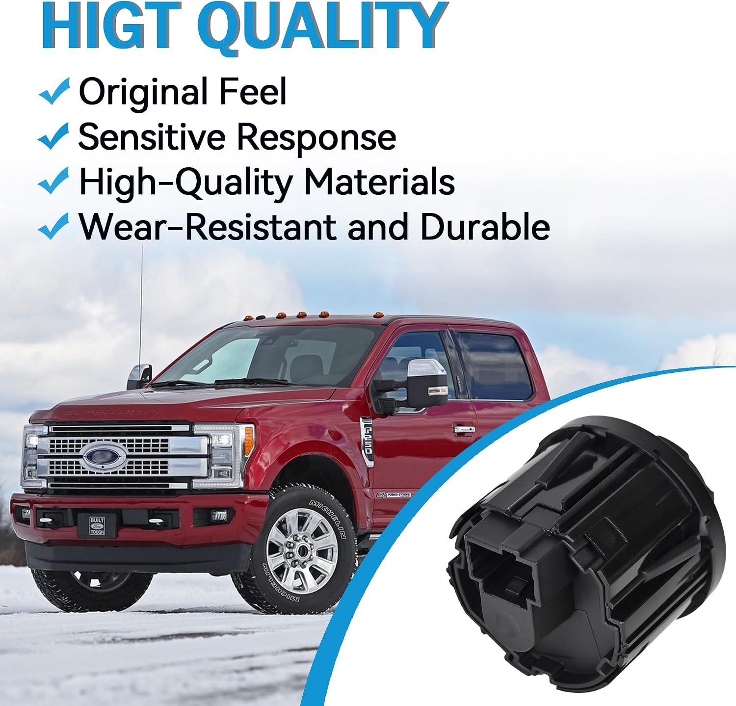 Headlight Switch knob Instrument Panel Headlamp Dimmer Switch Compatible with Ford 2009-2014 F-150, 2011-2016 F-250 F-350 F-450 F-550 Super Duty &2010-2014 Lincoln Mark LT, Without Fog Lights