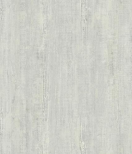 Miniatura 9 de RoomMates RMK12674PL Papel pintado de madera natural dimensional gris pardo