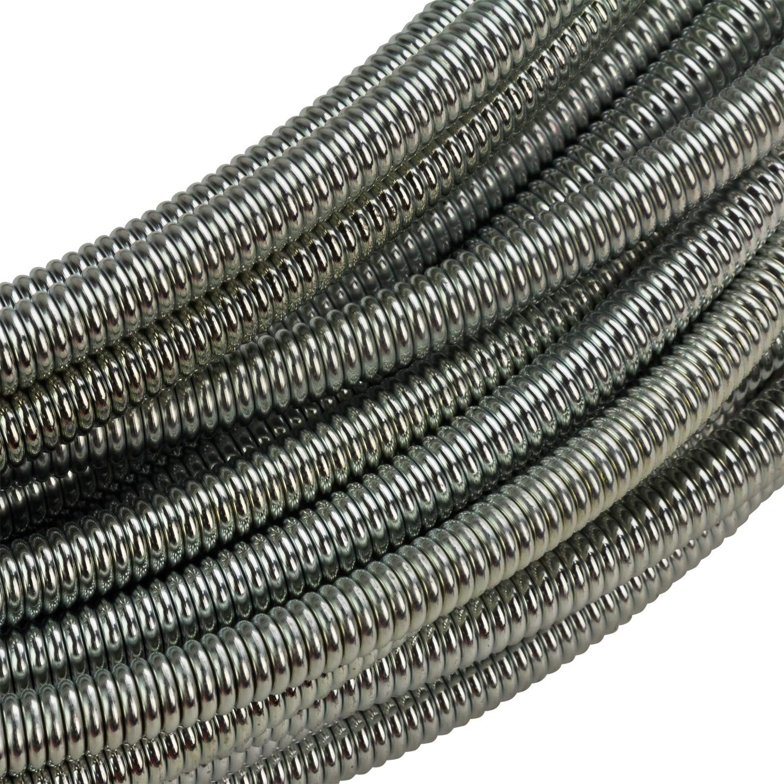 DEMA DRRS 20 - Espiral profesional para limpieza de tuberías (20 m, flexible y resistente, ideal para desagües y tuberías)