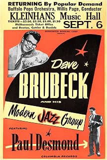 Dave Brubeck - Concert Poster print - delovelyArts (24" x 36")