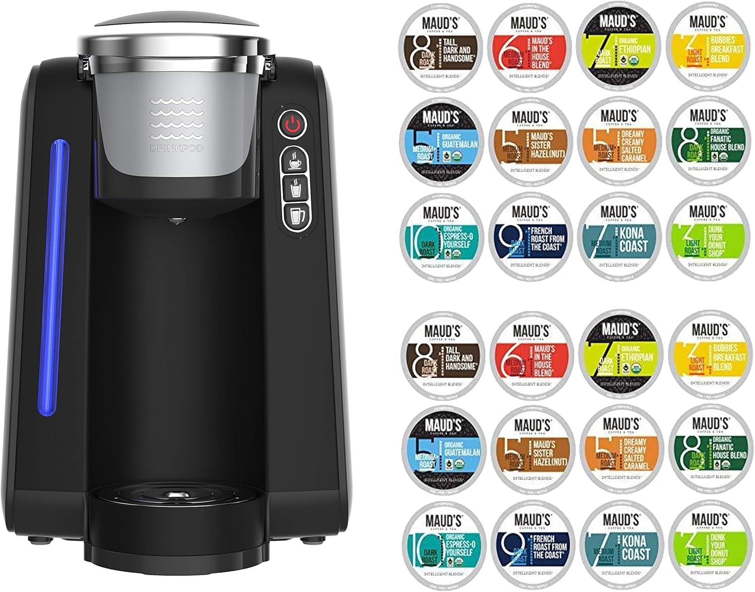 JAVAPod KCup Coffee Maker & Single Serve Brewer Coffee