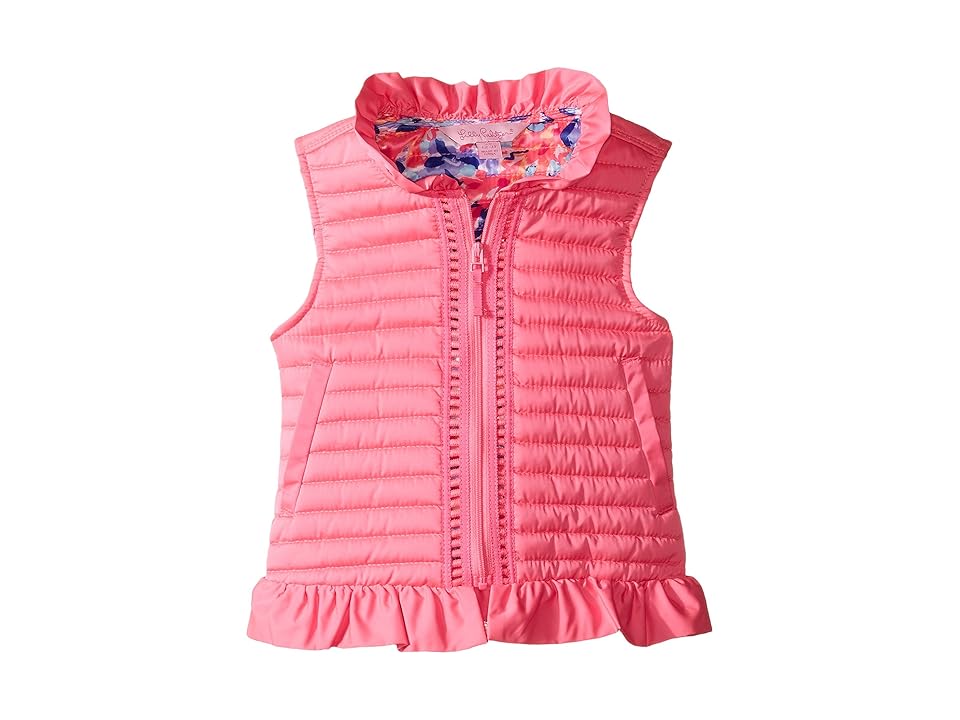 

Lilly Pulitzer Kids Levie Vest (Toddler/Little Kids/Big Kids) (Tiki Pink) Girl's Vest