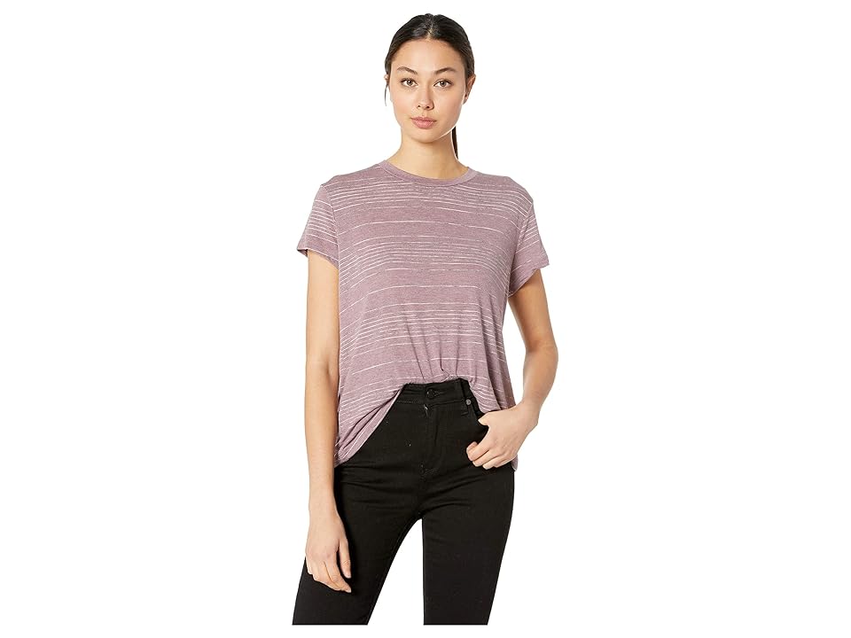 

RVCA Suspension 2 Short Sleeve Tee (Magenta Fade) Women's T Shirt