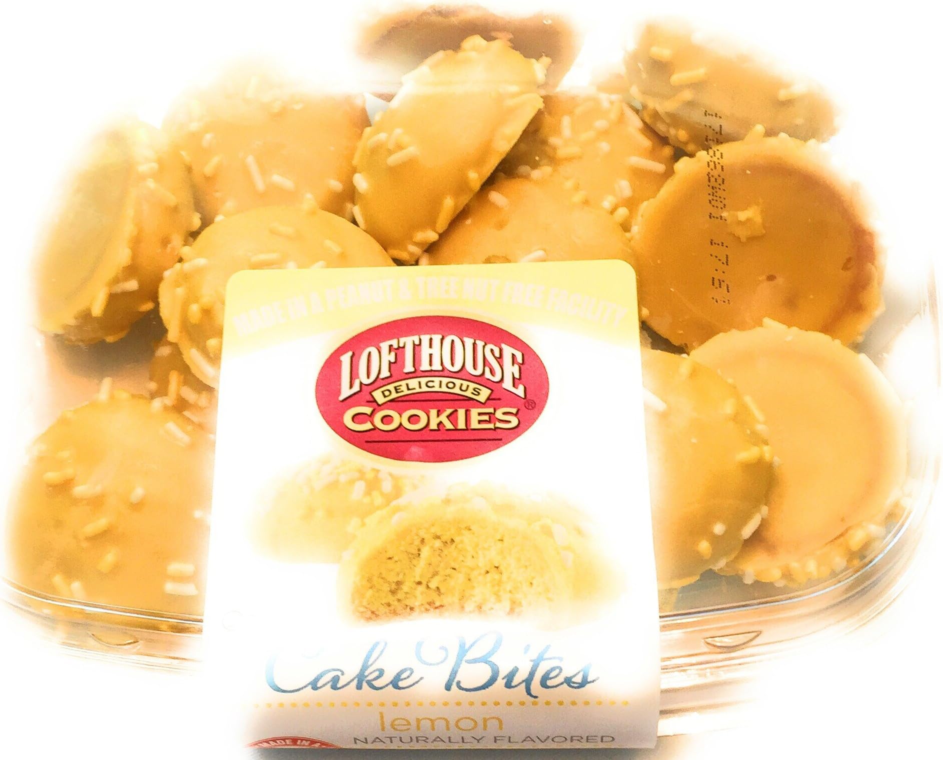 Lofthouse Lemon Cake Bites Cookies, 8 ounce