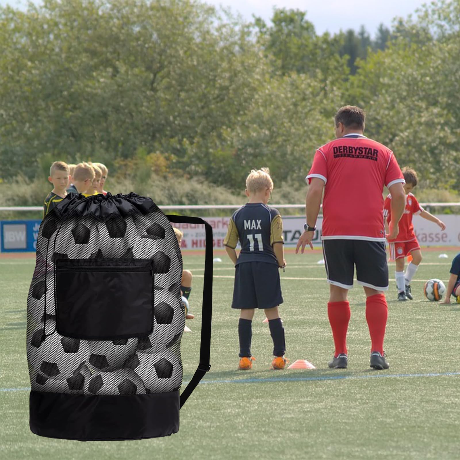 Filet Pare Ballon Short Avec Cordon De Serrage Noir/vichy