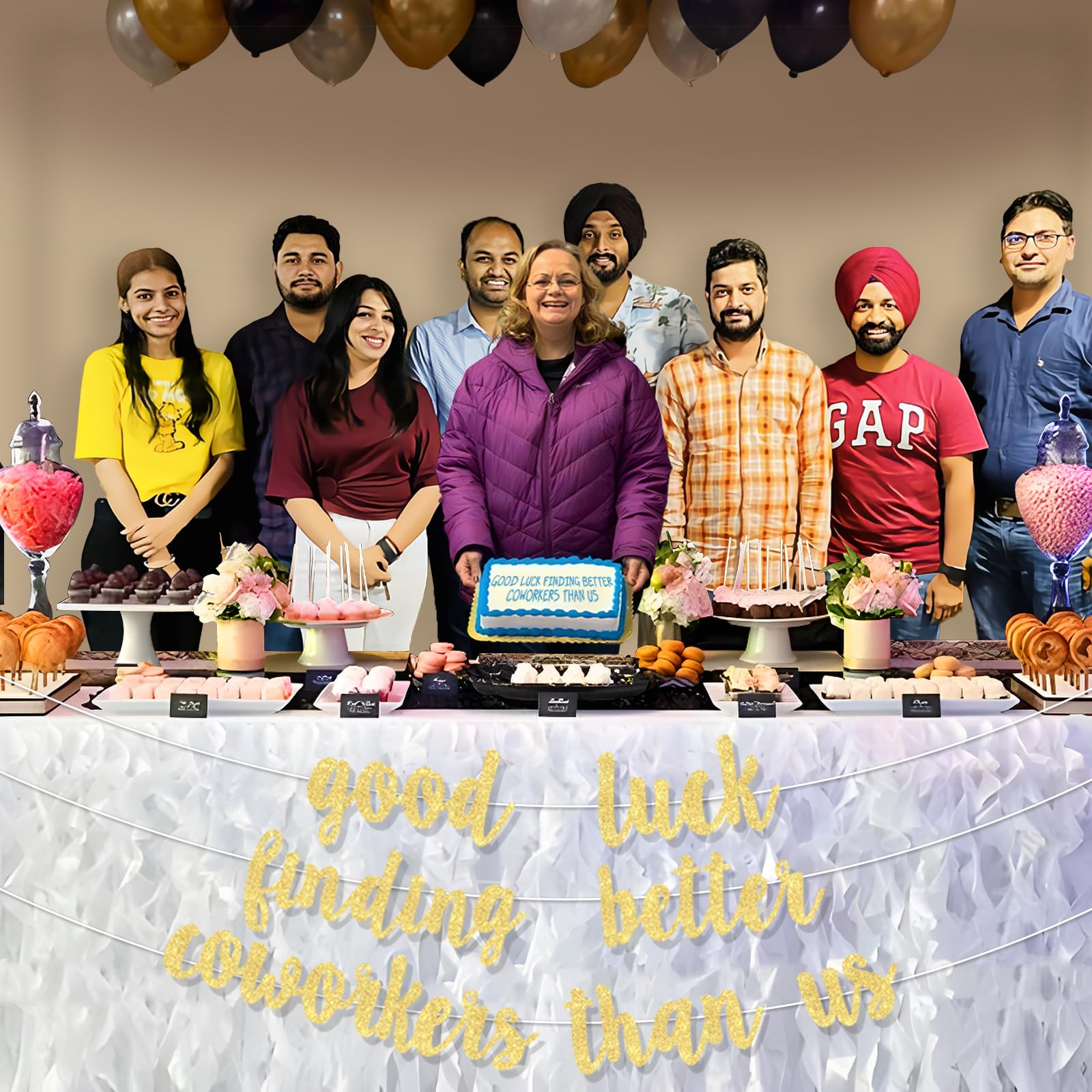 JOYMEMO Good Luck Finding Better Coworkers Than Us Banner - Image 2