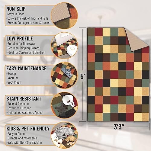 Miniatura 2 de Tapete gris de 20 x 59pulgadas Ottomanson OTH2073-20X59