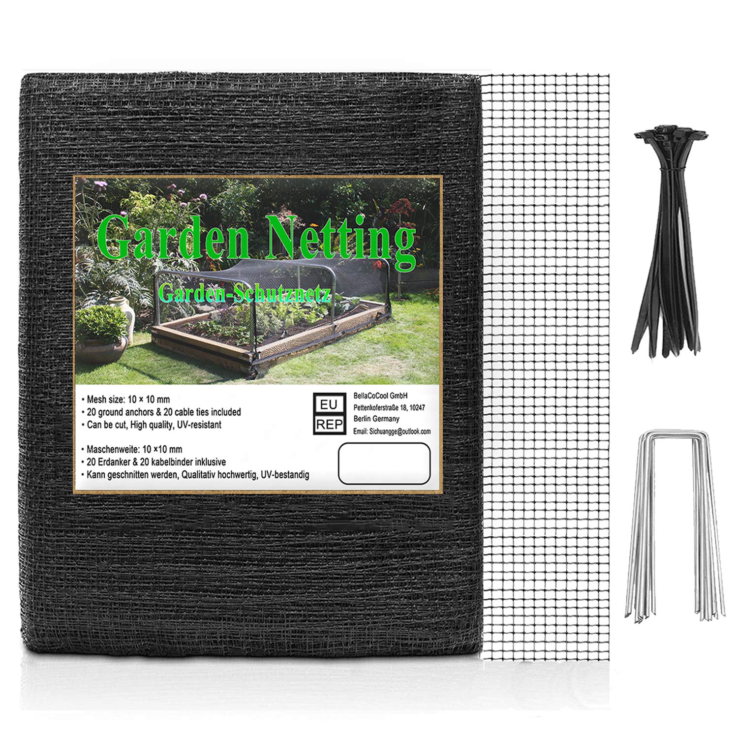 Buy Bird Netting 65 x 7.5ft Deer Fence Netting, Chicken Netting