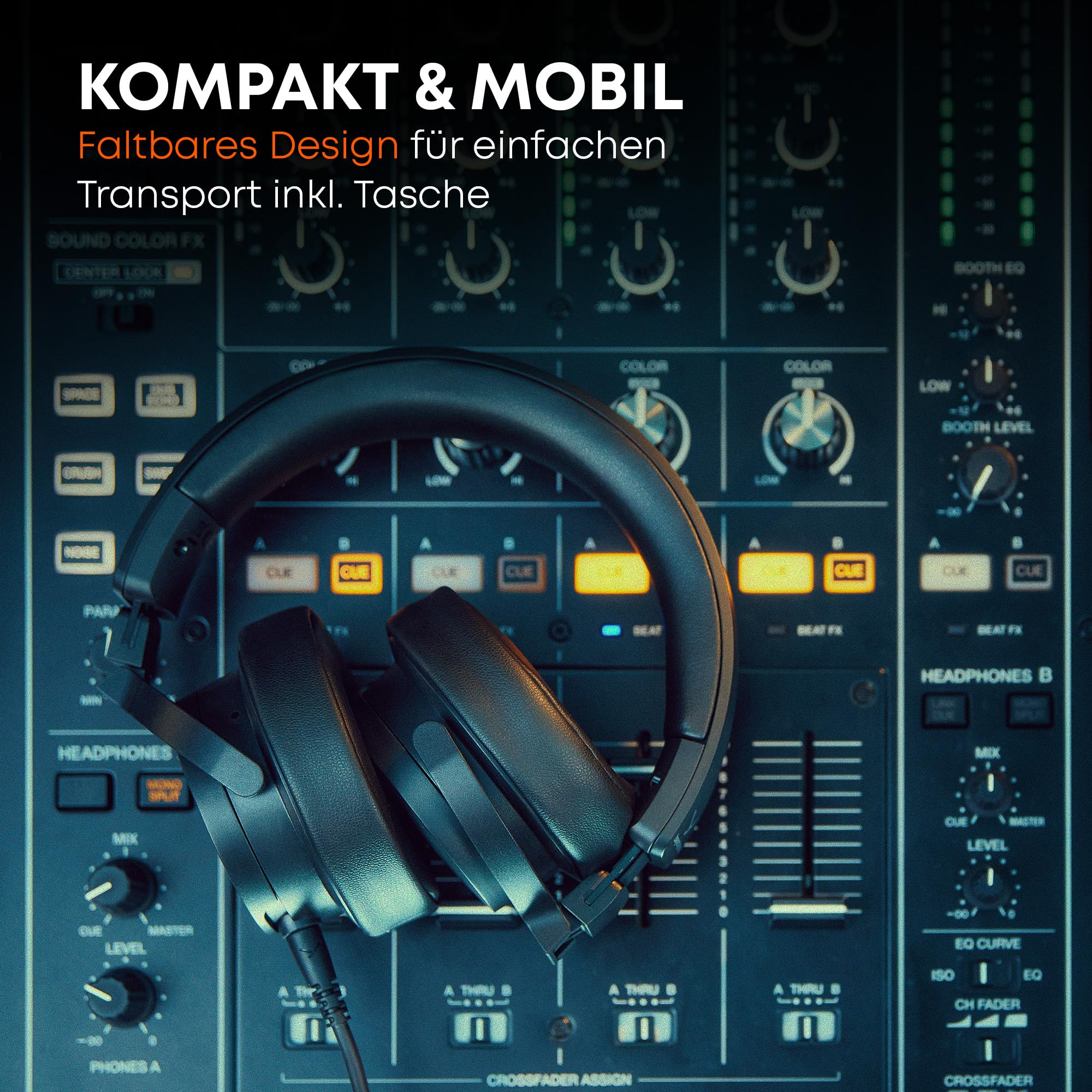 beyerdynamic DJ 300 PRO X Professioneller 2-in-1 DJ-Kopfhörer On-/Over-Ear-Wechsel als Flexibles Style- und Nutzungsfeature für Professionelle DJs