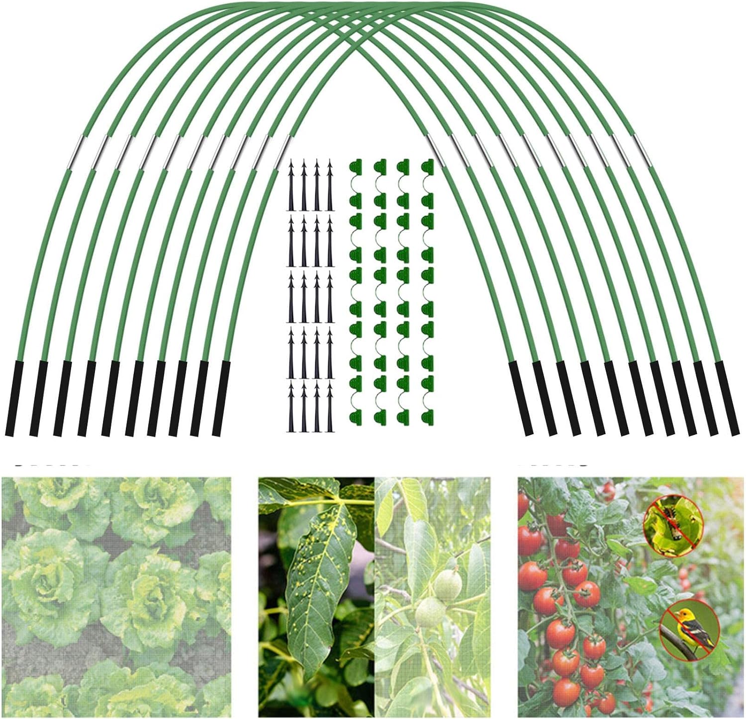 Greenhouse Garden Hoops For Netting Garden Hoops For Raised Beds