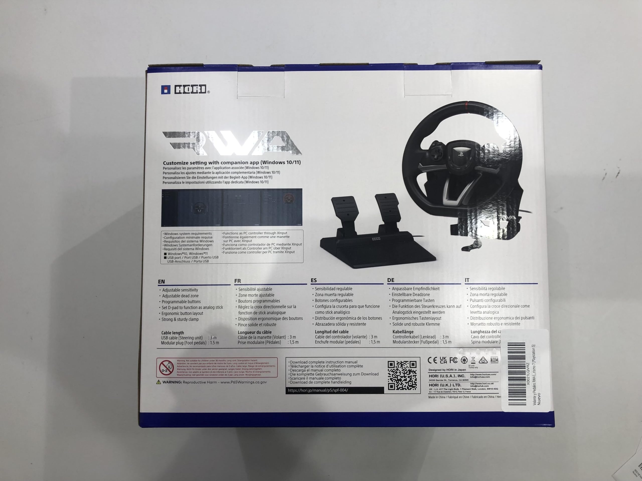 Sony PlayStation 5 Volante e Pedali Gran Turismo 7 Nuovo Modello Compatibile PS5