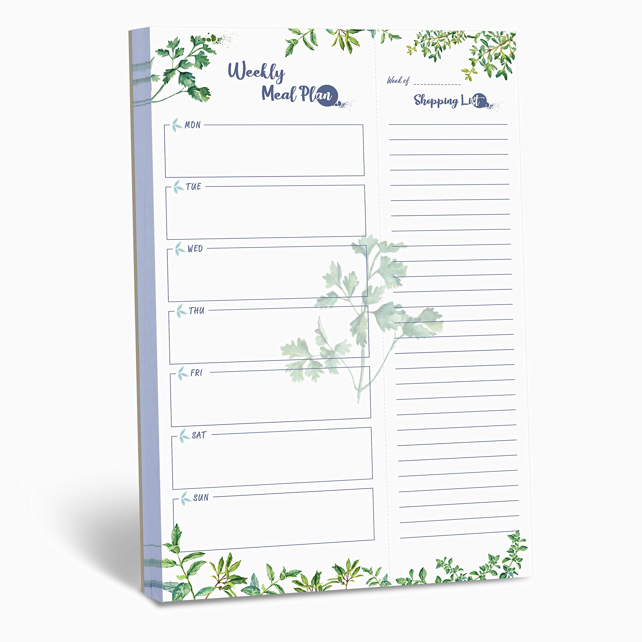 Buy 90 Pages Weekly Meal Planner List Note Pad with Tear Off Grocery