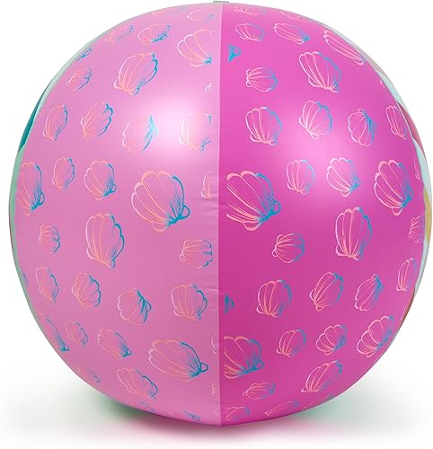 Miniatura 3 de Swimways Disney Princess Ariel - Pelota de playa gigante, juguetes de playa para niños y accesorios de piscina, juguetes de sirenita para niños de 5