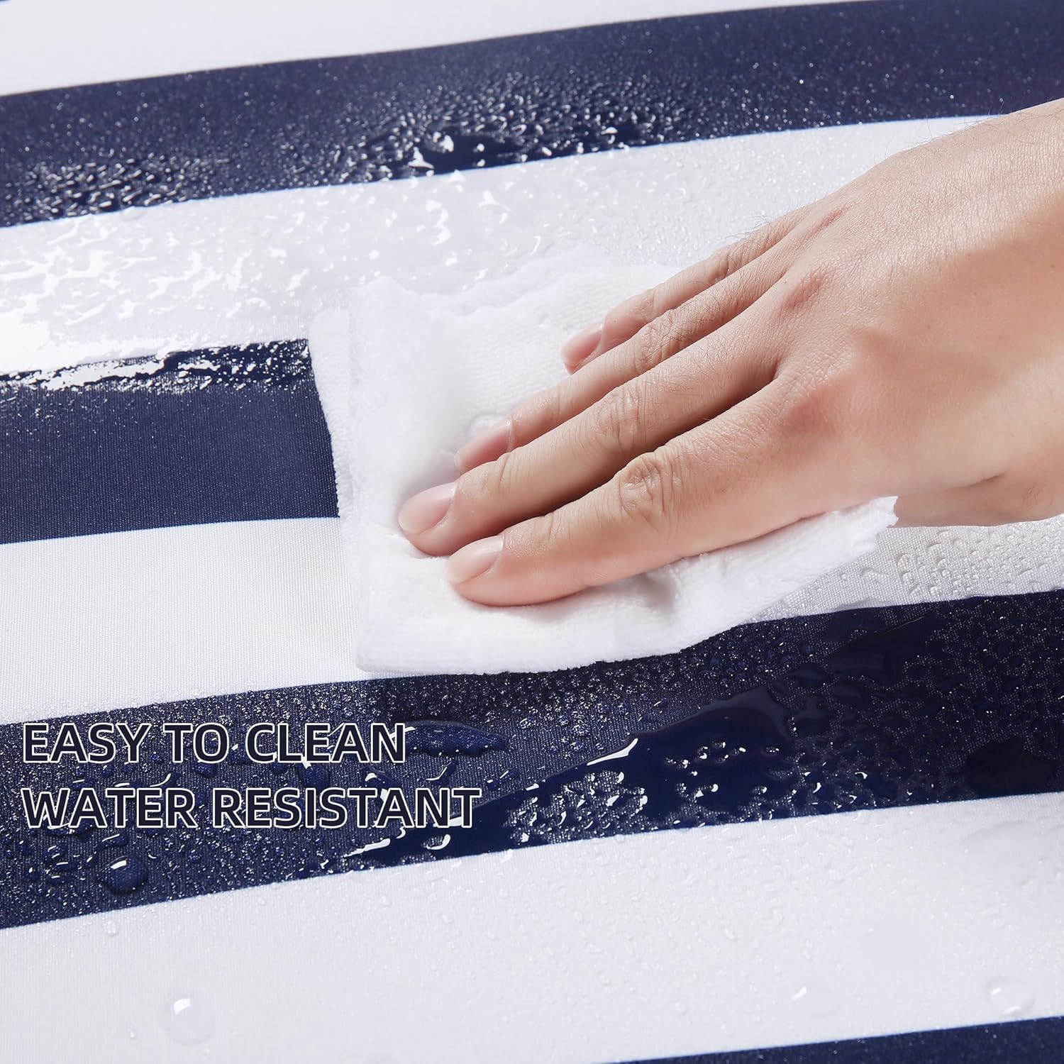 Outdoor Bistro Chair Cushions Set of 2, Waterproof 15 inch Round Seat Cushions with Ties for Patio Deck Furniture