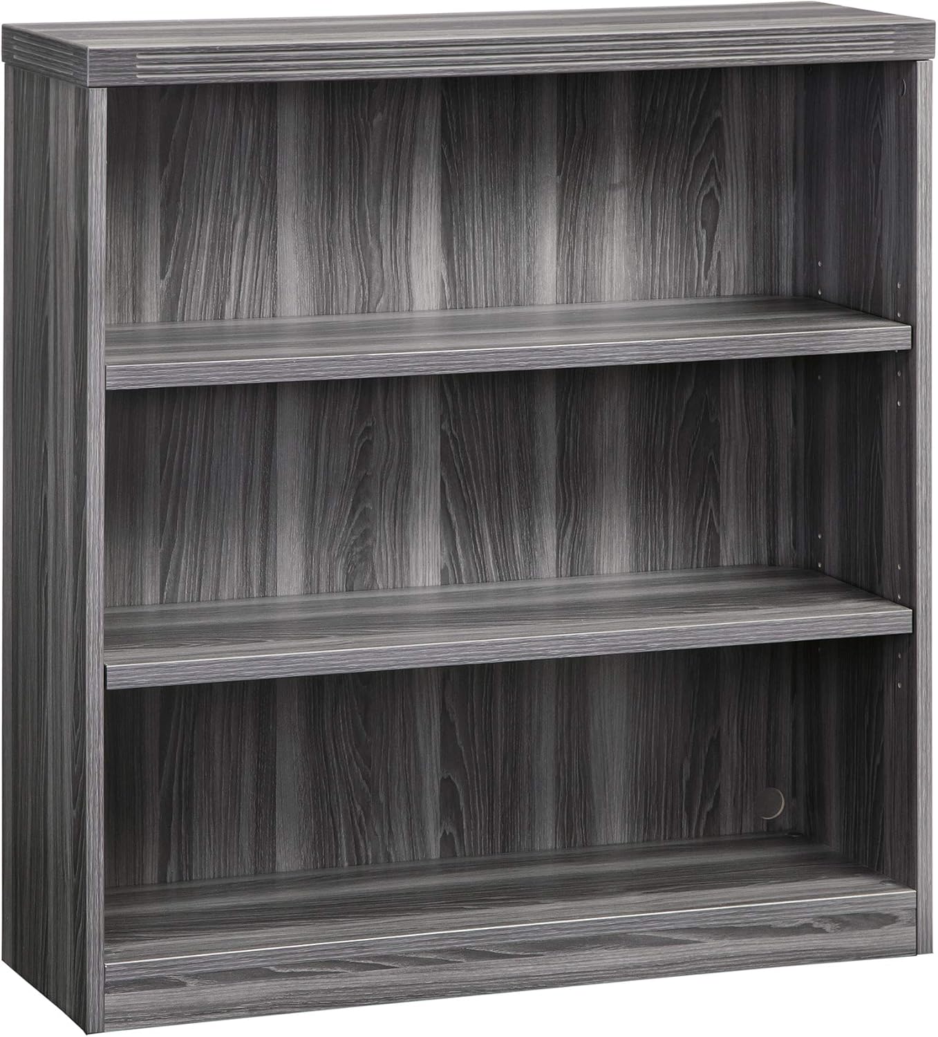Mayline Aberdeen Bookcase, 3 Shelf, Gray Steel Tf