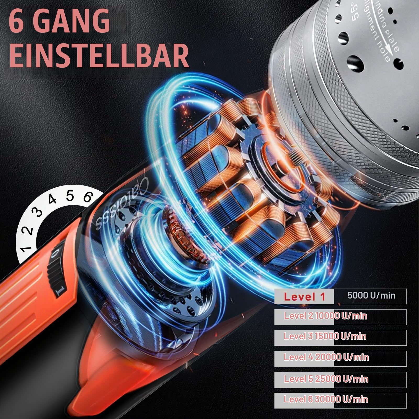 12V Wolfram Elektrodenschärfer-Set für WIG-Schweißen, 6 Größen, 8 Winkel, kabelloser Wolframschleifer zum WIG-Schweißen mit flachem Schleifblock, Trennschlitz, mehreren Winkeln und Versätzen