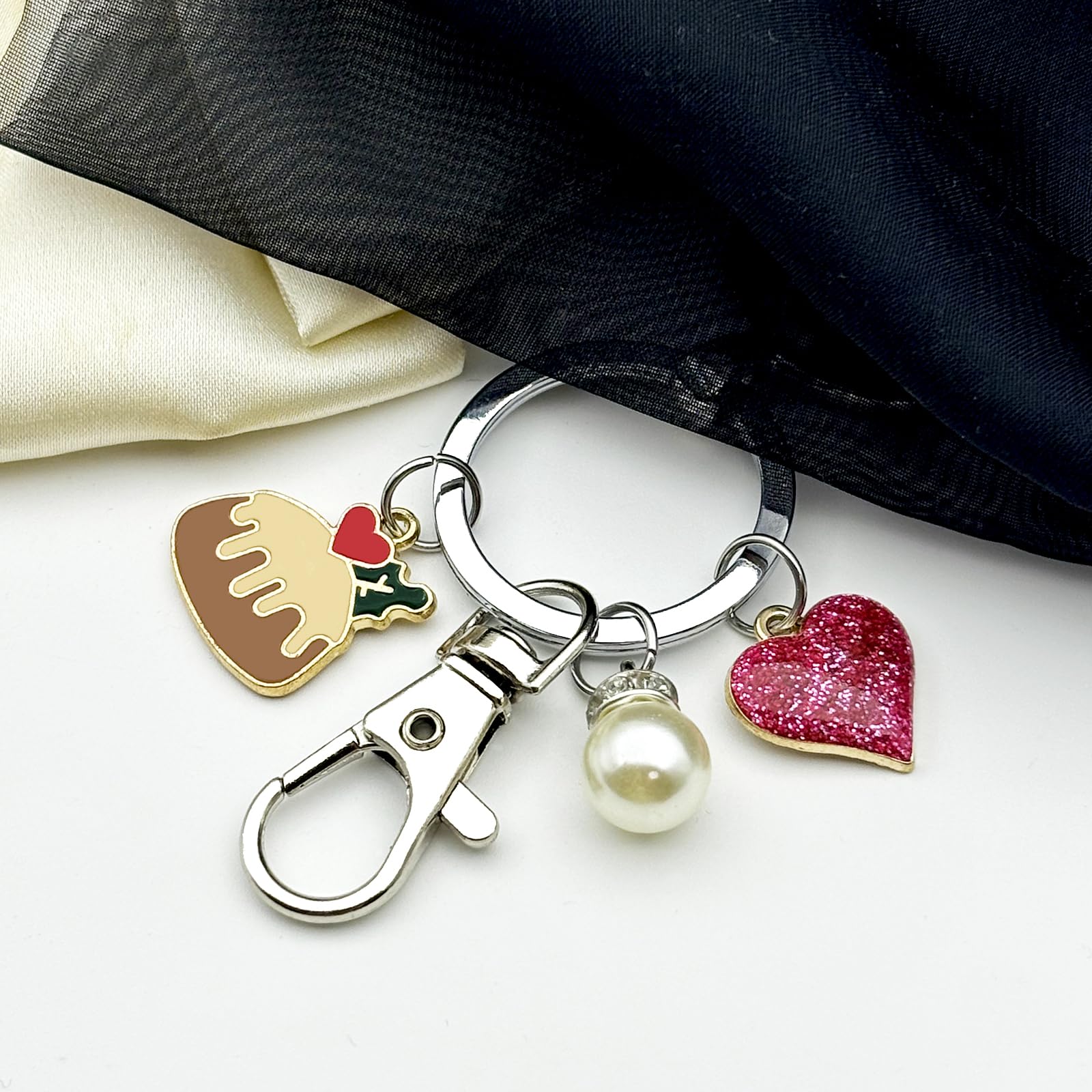 Polish Gifts Poland Lover Keychain for Christmas Graduation Birthday Retirement Poland Vacation Souvenir for Women Kids Mom Girl Trip Pierogi Theme Travel Jewelry Funny Polish Landmarks Keyring