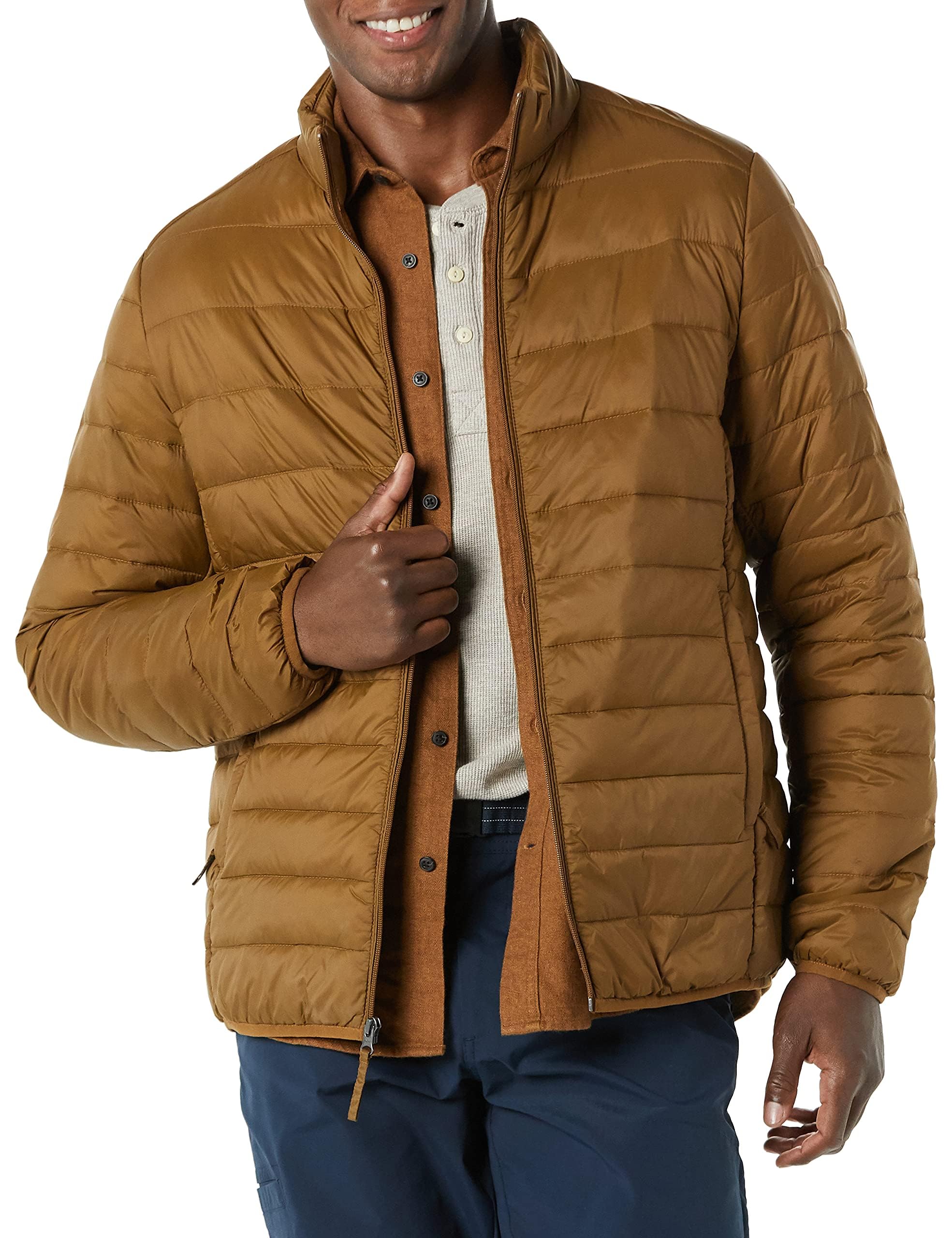 Men's Packable Lightweight Water-Resistant Puffer Jacket (Available in Big & Tall)
