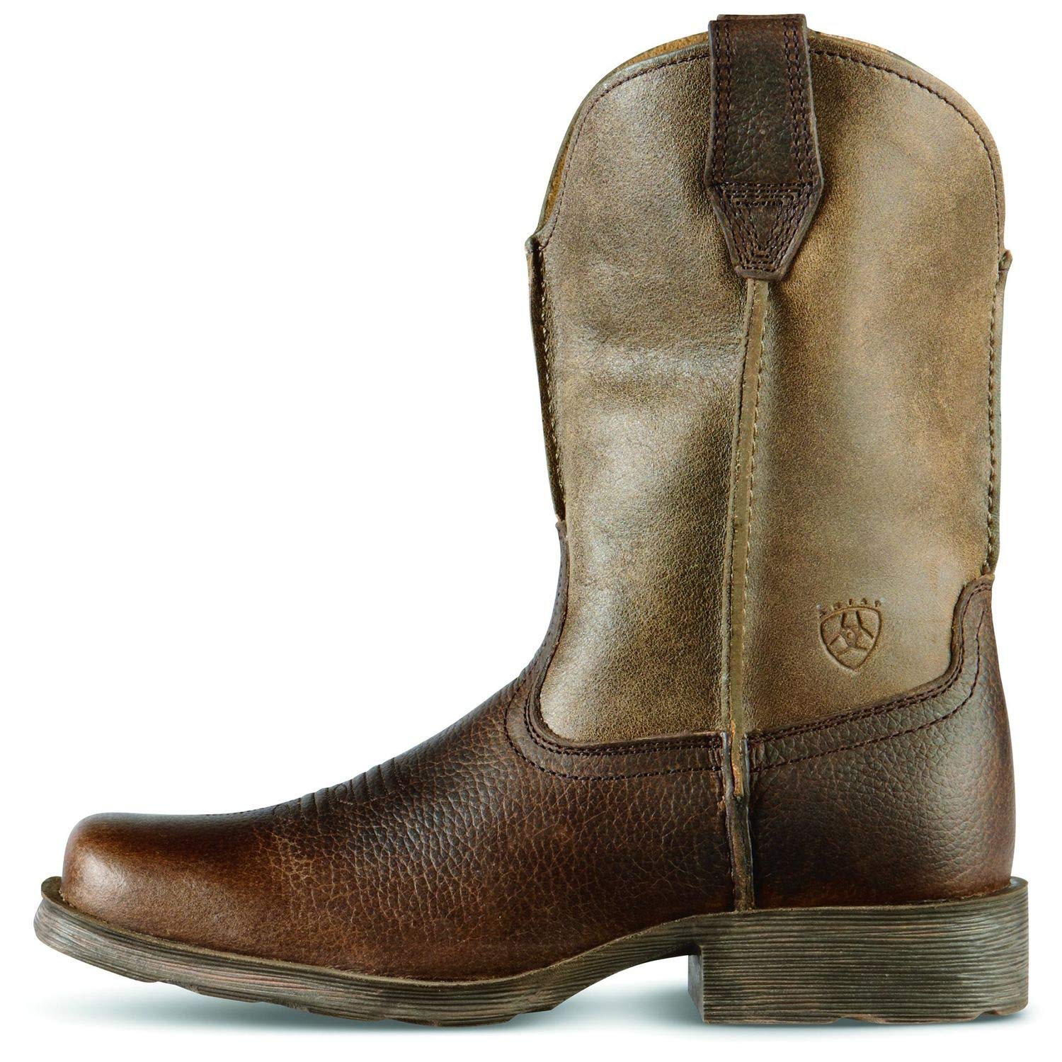ARIAT Boys' Earth Rambler Western Boot Square Toe - 10007602_X2 4 1/2 D