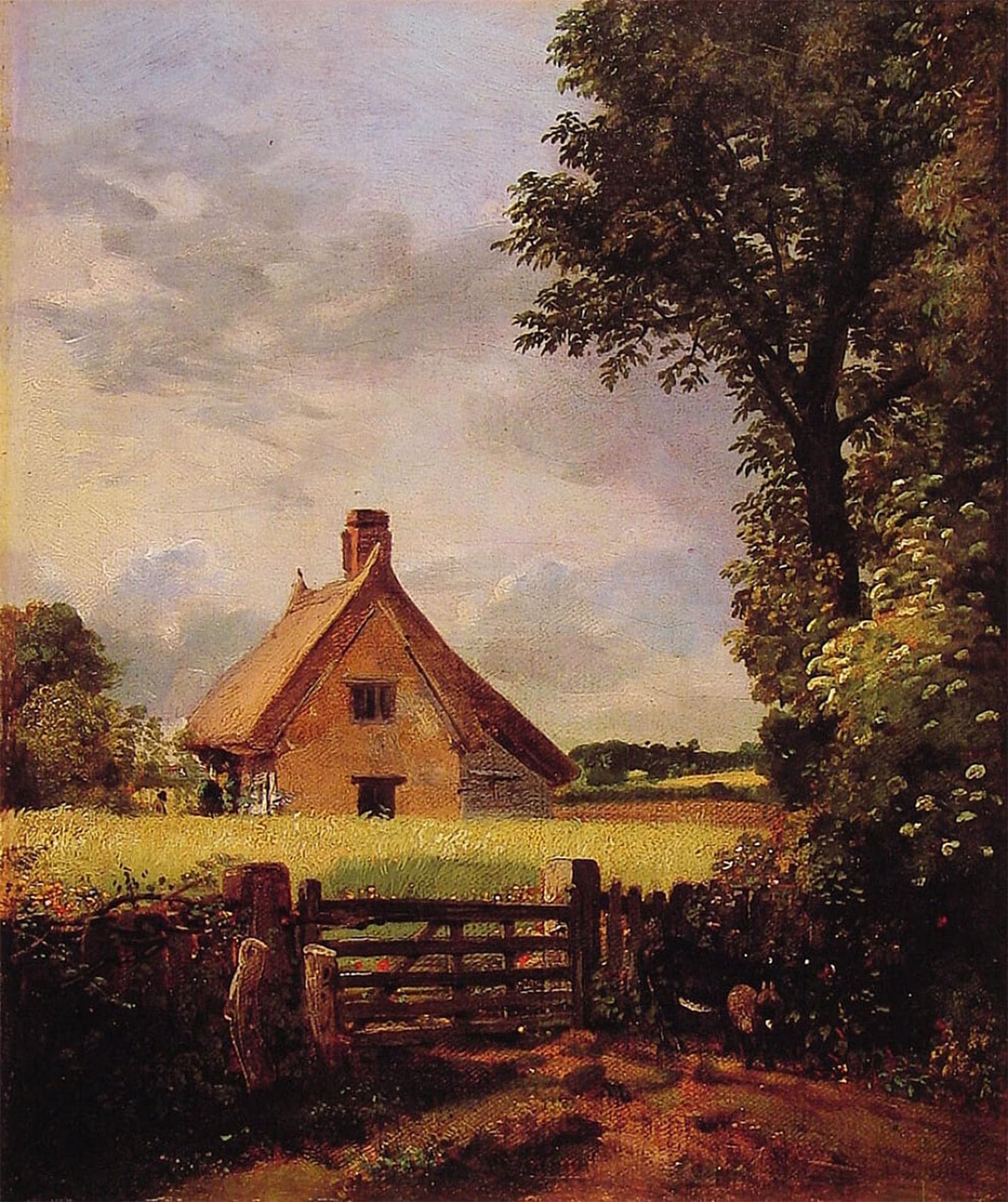 Impression tableaux graffiti art mural haut de gamme : œuvre John Constable 60x90cm - 5