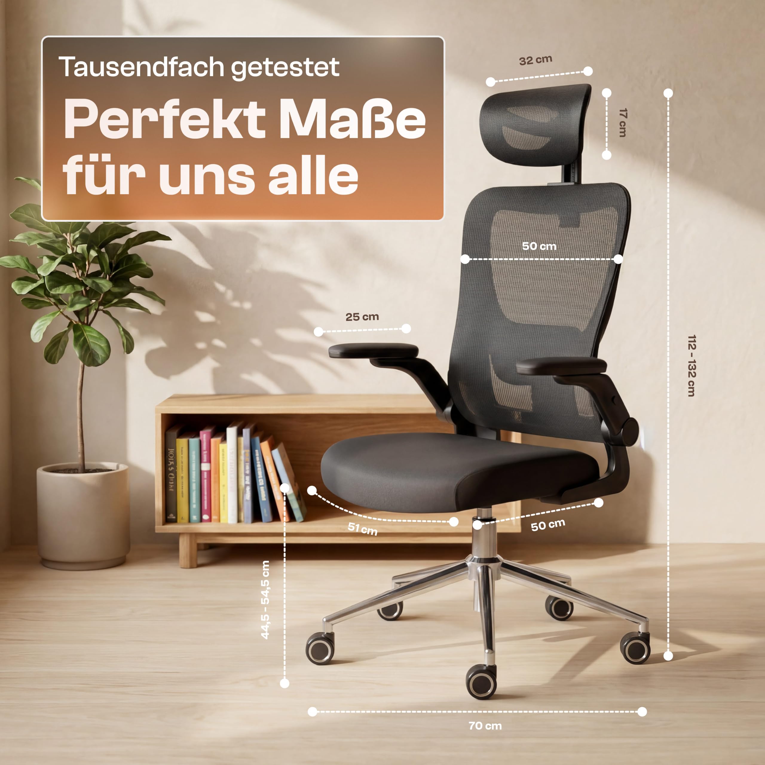 Bravo Bürostuhl ergonomisch [ORIGINAL] Schreibtischstuhl ergonomisch mit 8 Komfort-Einstellungen | Gaming Stuhl & Drehstuhl für Zuhause & Bürobedarf | Bürosessel und Chefsessel bis 150kg