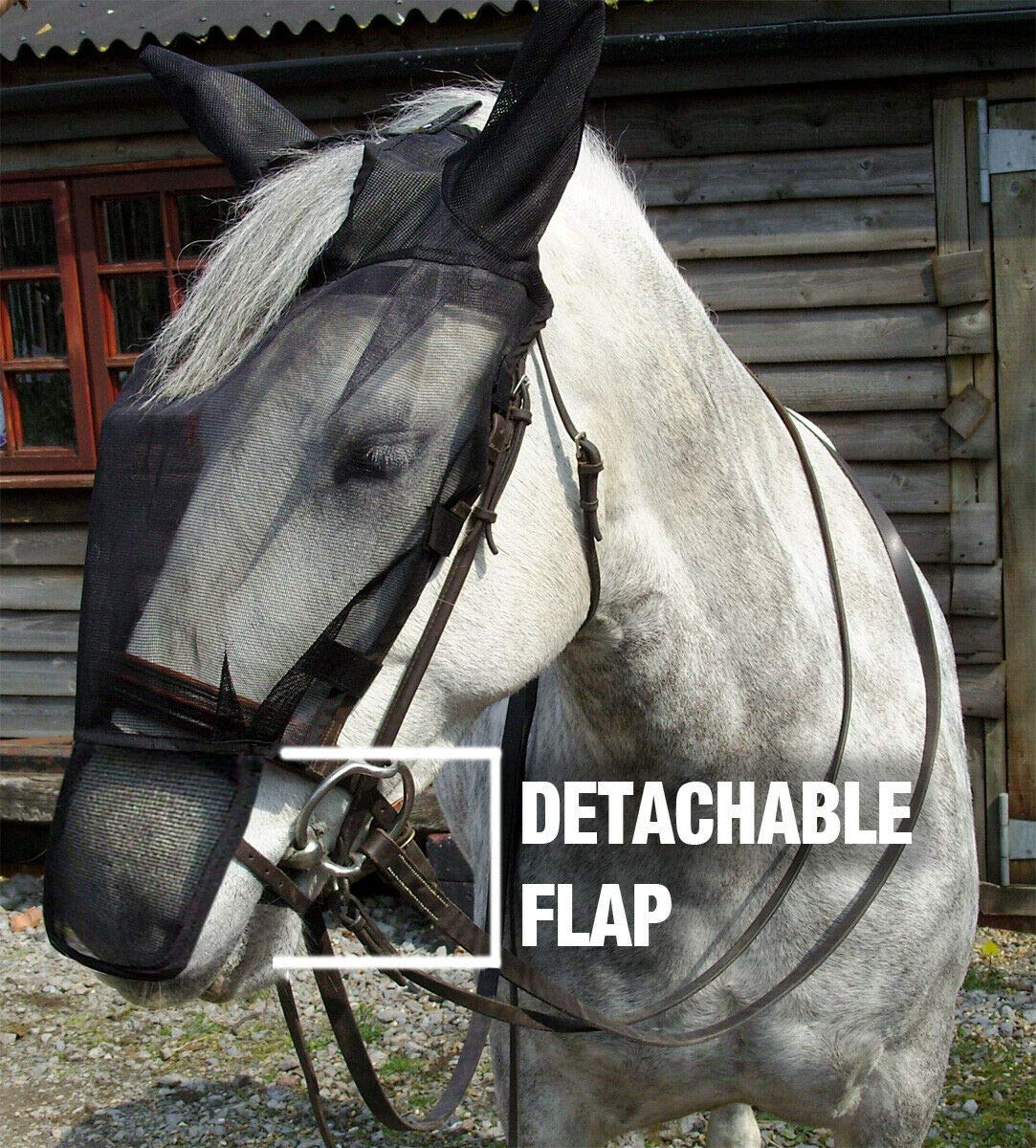 Gee Tac Horse Fly Riding Mask Full Face Ears Nose - Full