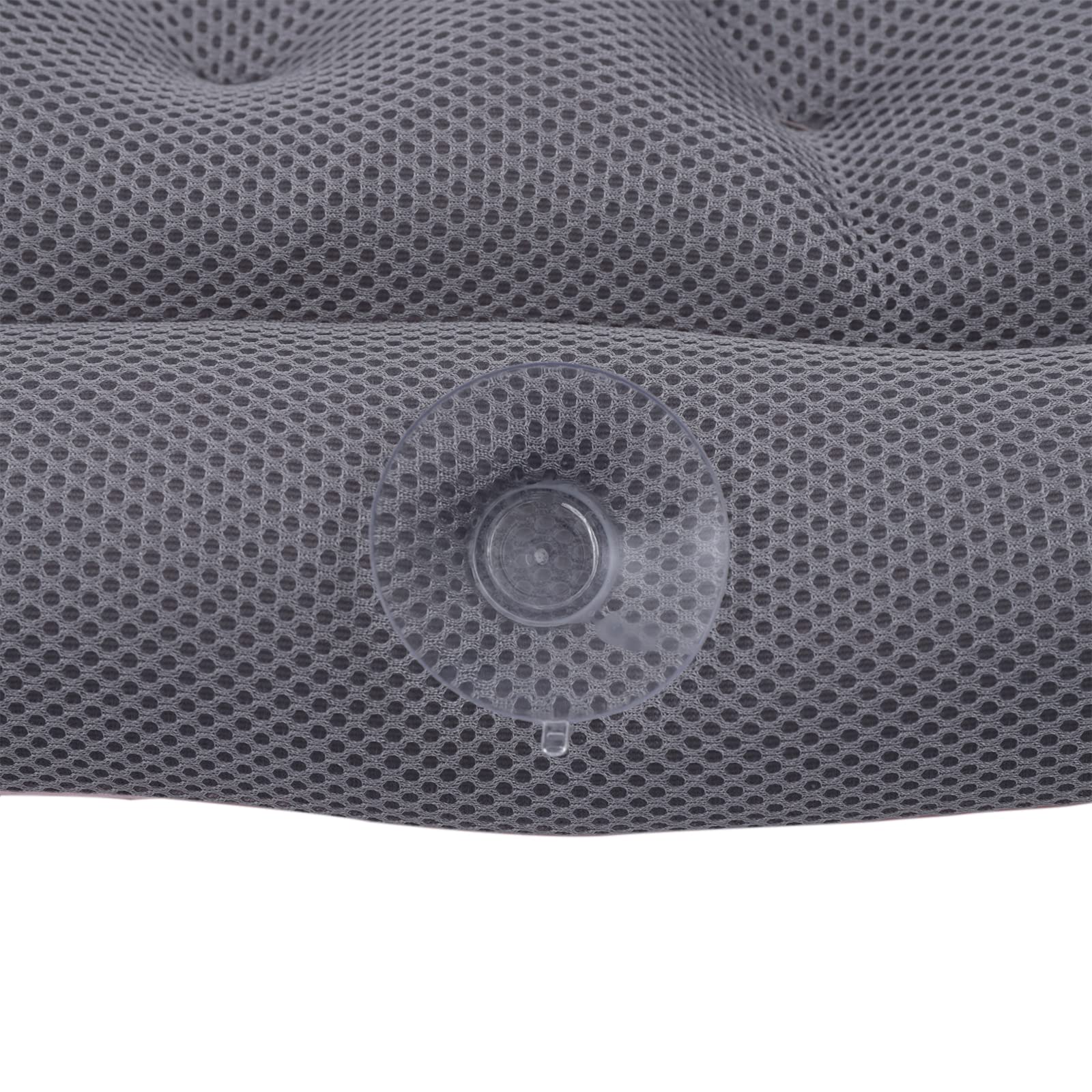 Almohada de baño de cuerpo completo, soporte para la espalda, transpirable, extraíble, lavable, accesorio de bañera para adultos, evita el deslizamiento, cojín para bañera con fuertes ventosas para