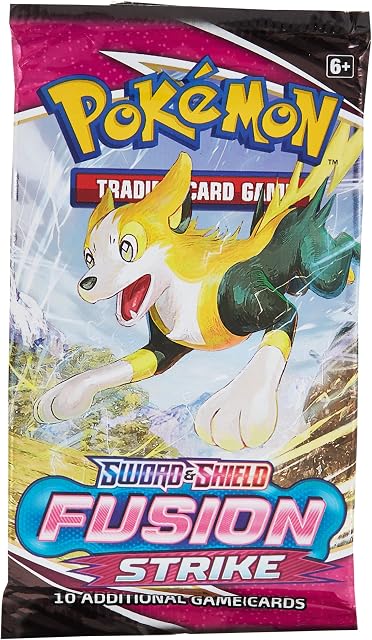 Pokemon 179-80916 Sword & Shield 8 Fusion Strike-Booster Pack, Multi