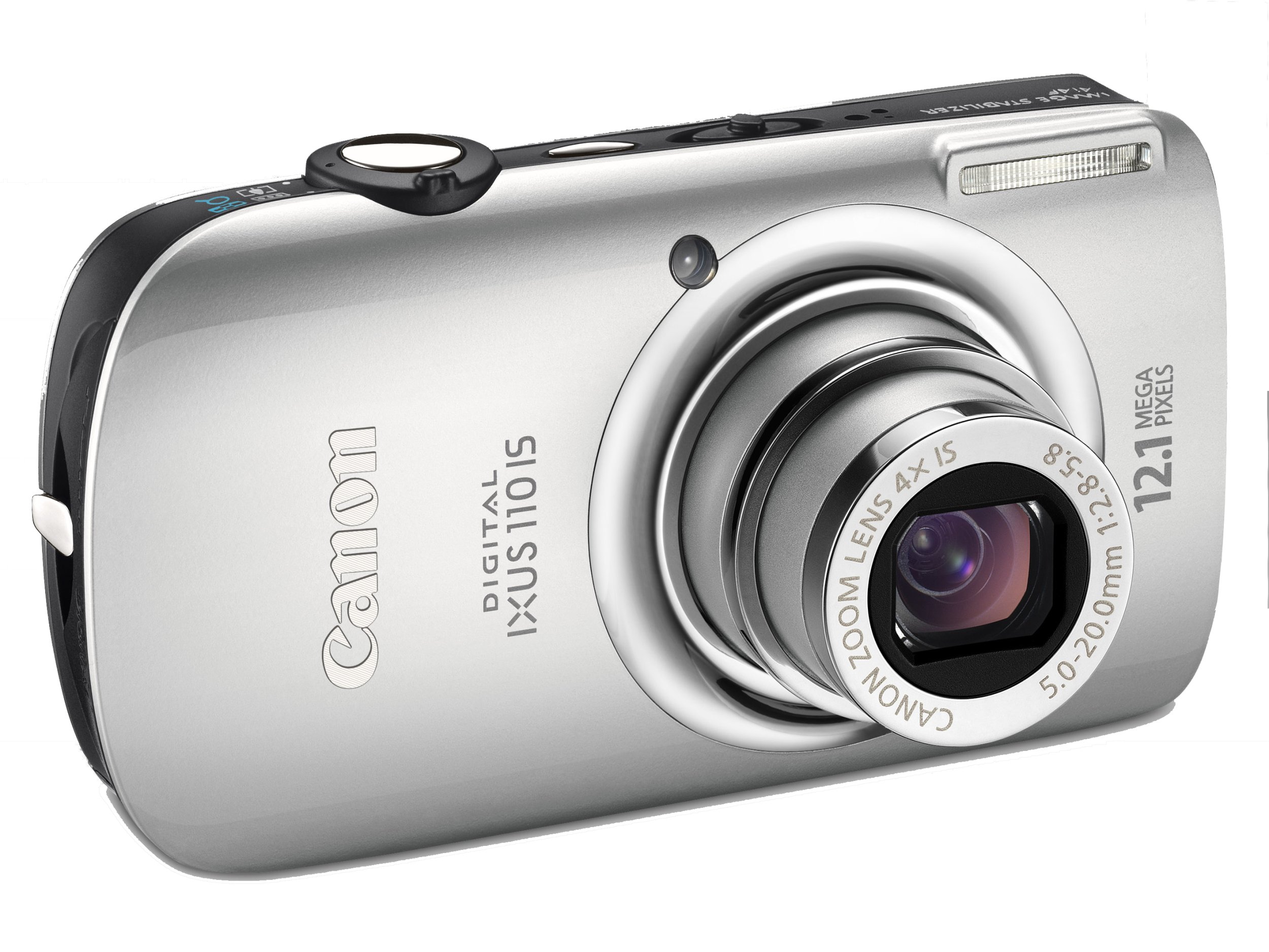 Canon Digital IXUS 110 IS Digitalkamera (12 MP, 4-fach Wide-Zoom 
