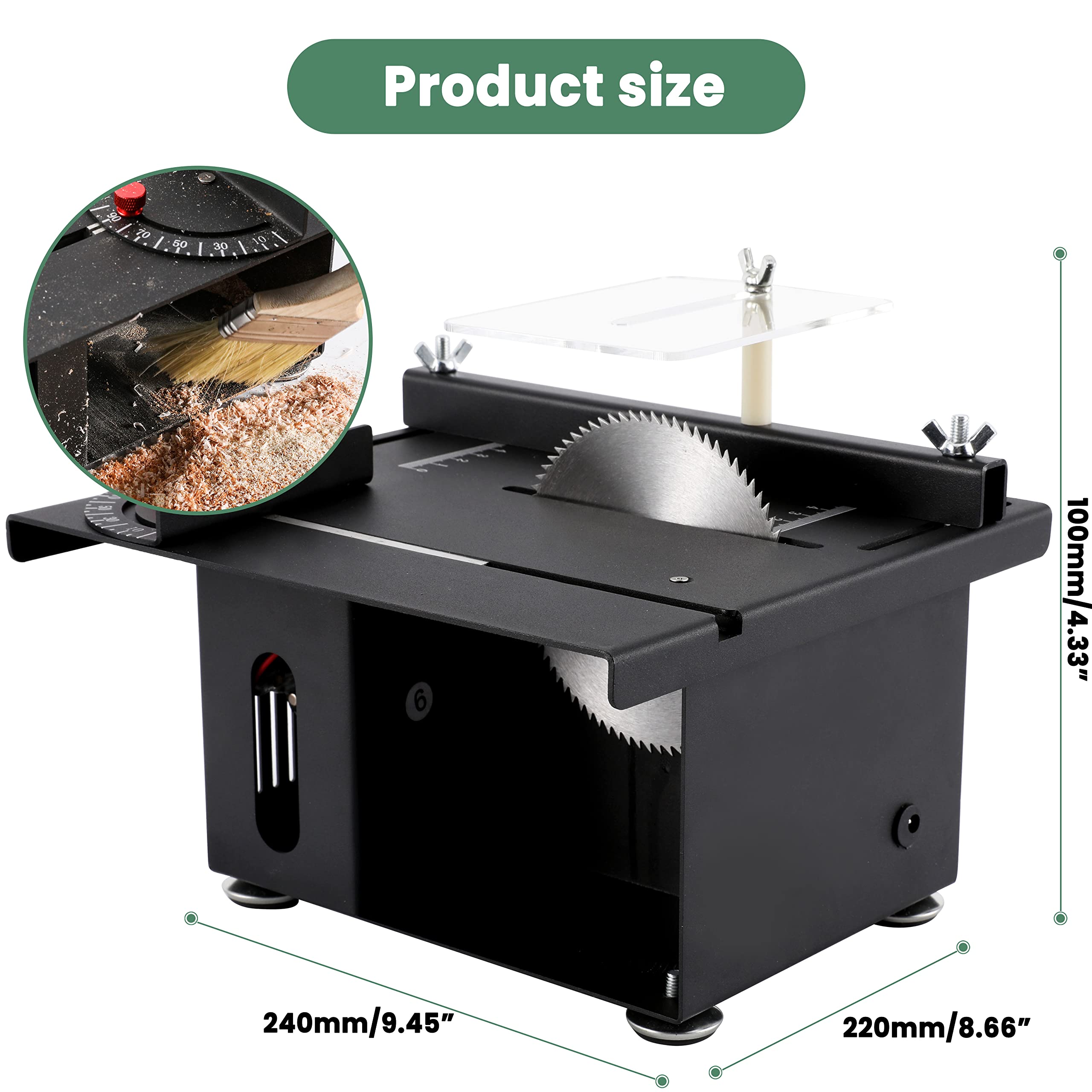 Buy Huanyu Mini Table Saw 30MM Upgraded Precision Table Saws