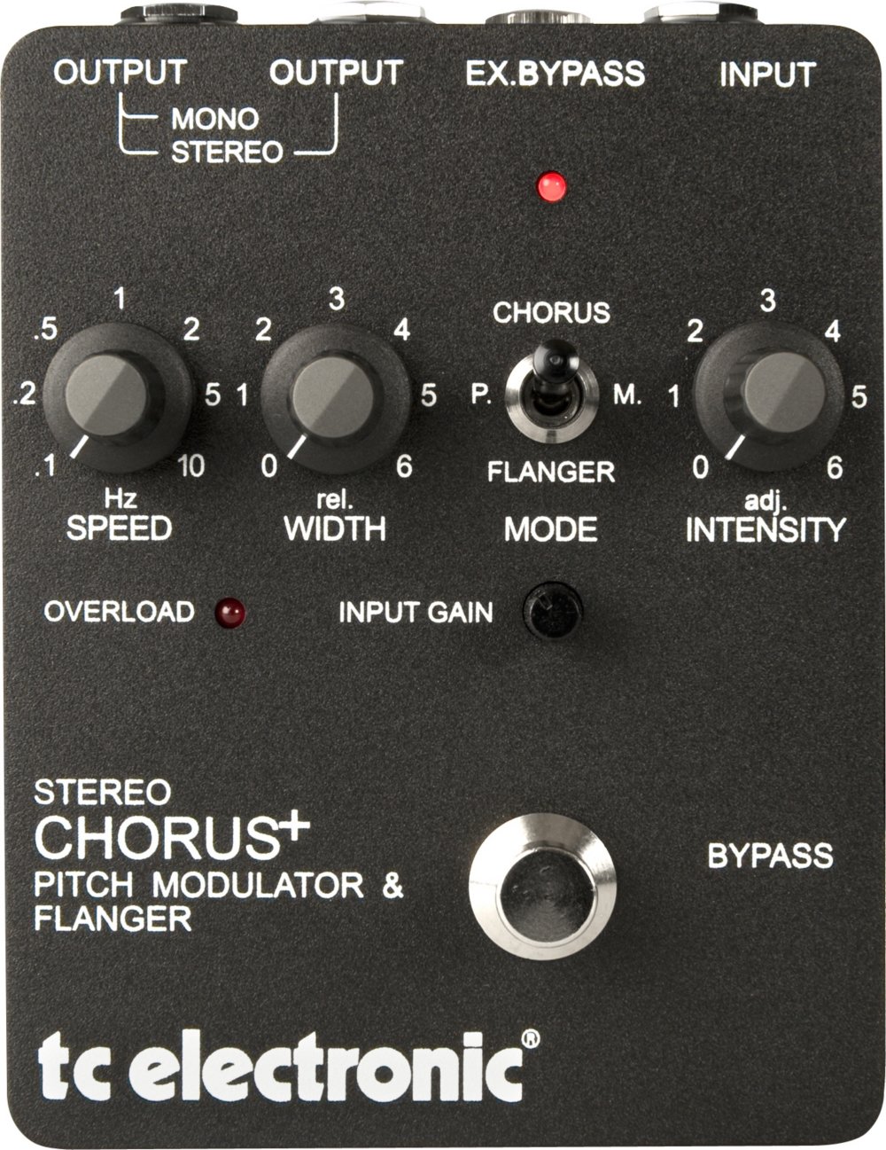 TC Electronic SCF Pedal World Standard Stereo Chorus Flanger  