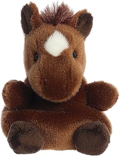 Aurora® Adorable Palm Pals™ Truffle Brown Horse™ Stuffed Animal - Pocket-Sized Fun - On-The-Go Play - Brown 5 Inches