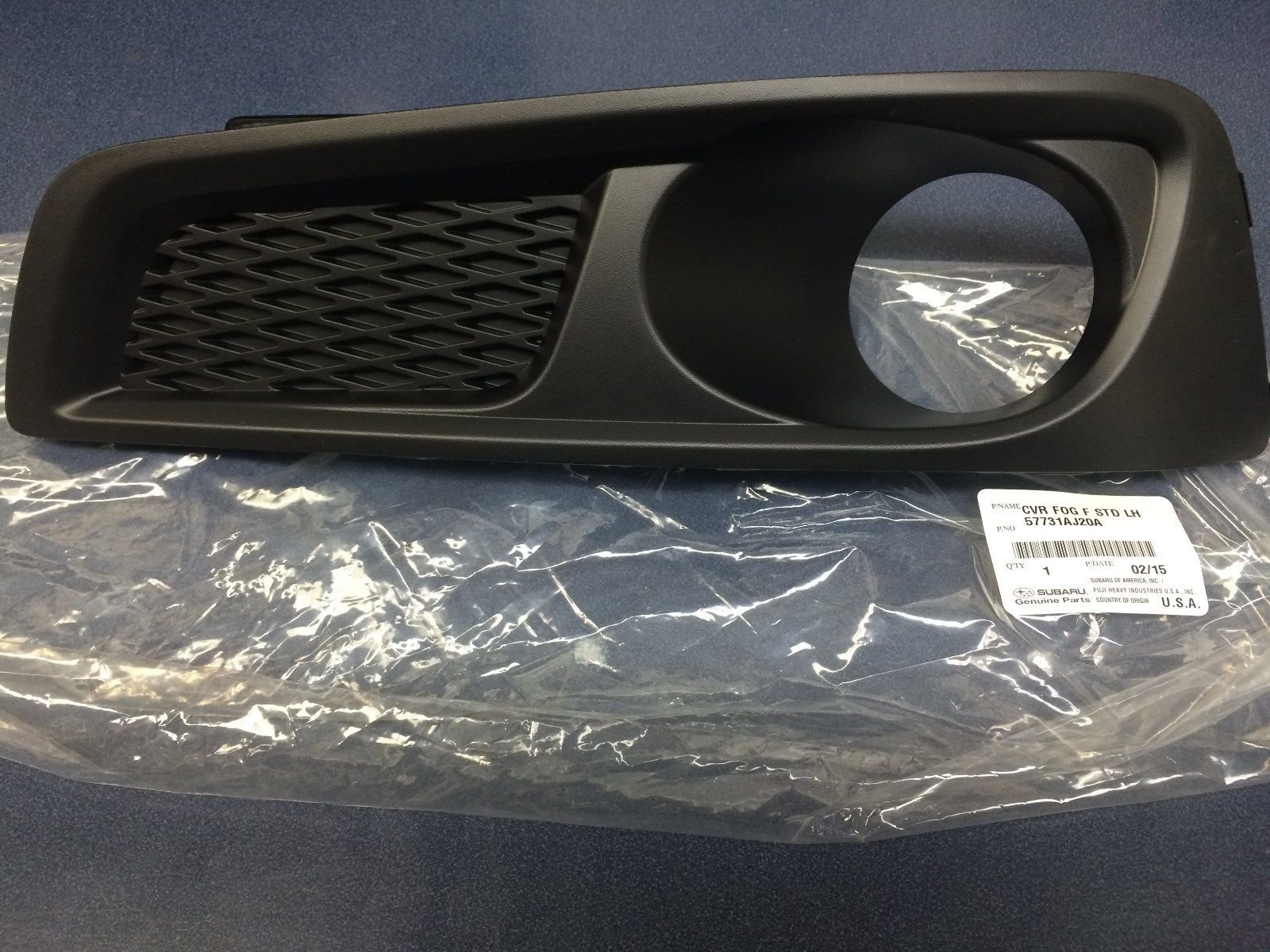 2010-2012 Subaru Legacy Left Hand Driver Side Fog Light Bezel OEM NEW 57731AJ20A