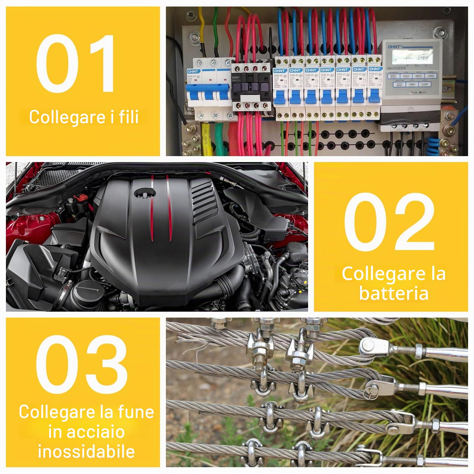 Pinze a crimpare idrauliche 10T, pinza a crimpare idraulica 4-70 mm² con 9 stampi esagonali 12 mm di corsa, pinze a capocorda elettriche TEENO per terminazioni di cavi in rame e alluminio