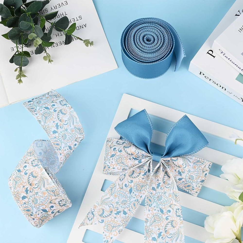 メルカリ最安値❗️ andmary Flower ribbon tops blue andmary Flower ribbon tops blue トップス