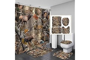 4PCS Camo Bathroom Set