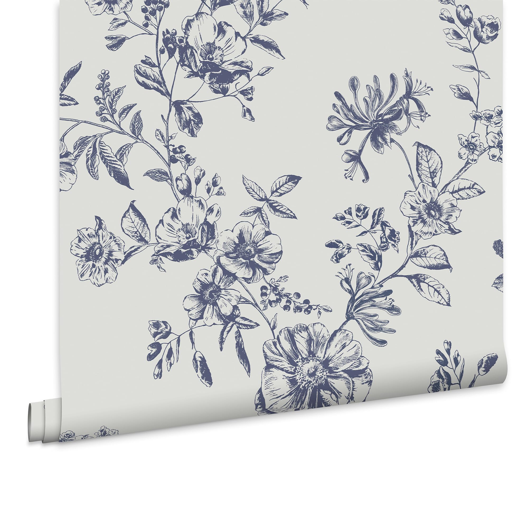 Rackhams Joules Honey Floral Wallpaper - Creme - 10M